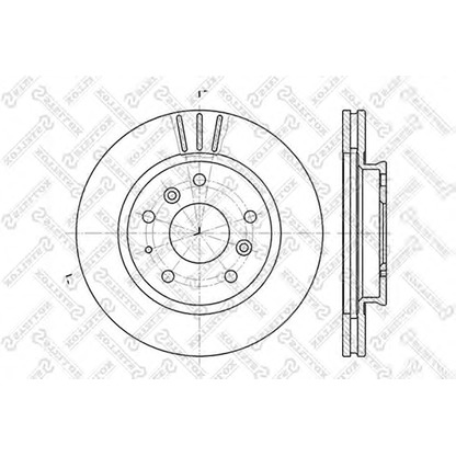 Foto Disco de freno STELLOX 60203220VSX