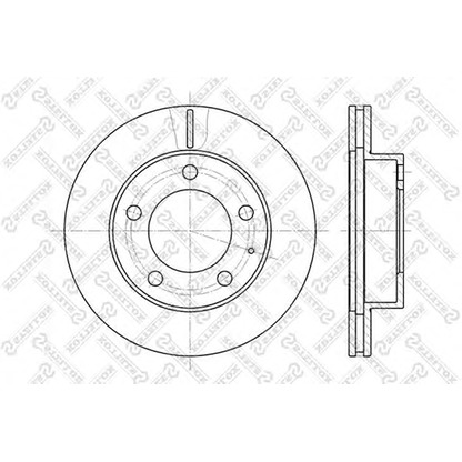 Photo Brake Disc STELLOX 60203227VSX