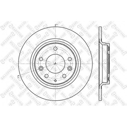 Photo Disque de frein STELLOX 60203246SX