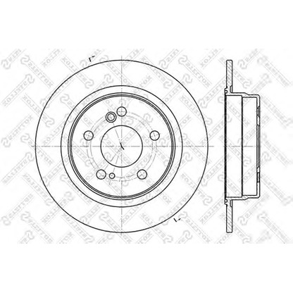 Photo Brake Disc STELLOX 60203326SX