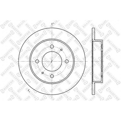 Photo Brake Disc STELLOX 60203406SX