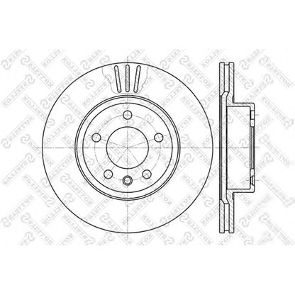 Photo Disque de frein STELLOX 60203620VSX