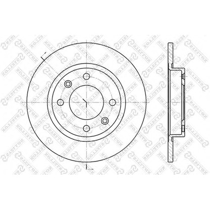 Photo Brake Disc STELLOX 60203716SX