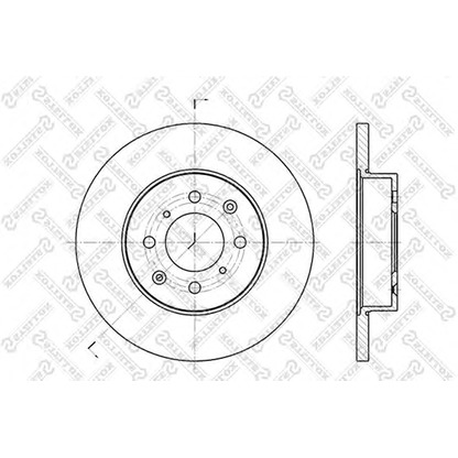 Photo Brake Disc STELLOX 60204012SX