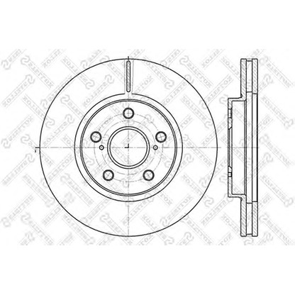 Foto Bremsscheibe STELLOX 60204592VSX