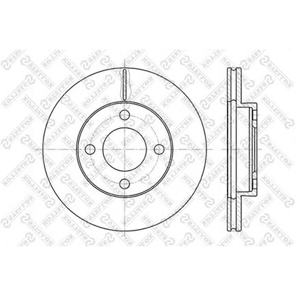 Photo Brake Disc STELLOX 60204719VSX