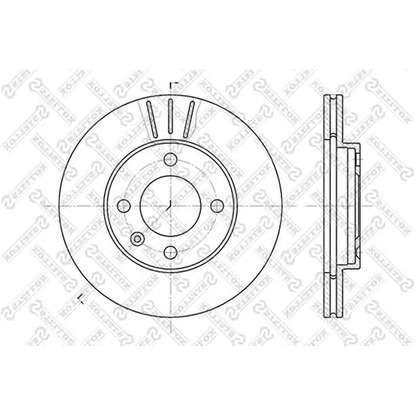 Foto Bremsscheibe STELLOX 60204724VSX