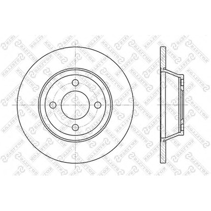 Photo Brake Disc STELLOX 60204741SX