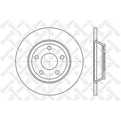 Фото Тормозной диск STELLOX 60204745SX