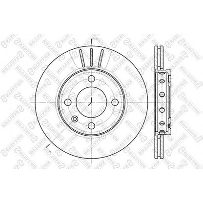 Foto Disco  freno STELLOX 60204756VSX