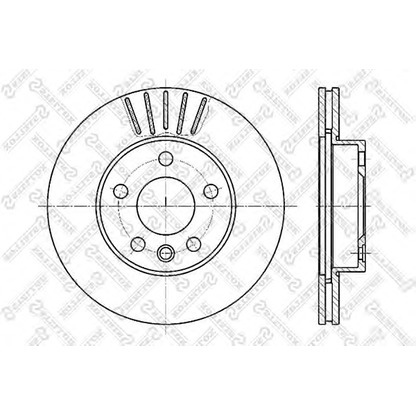 Photo Brake Disc STELLOX 60204768VSX