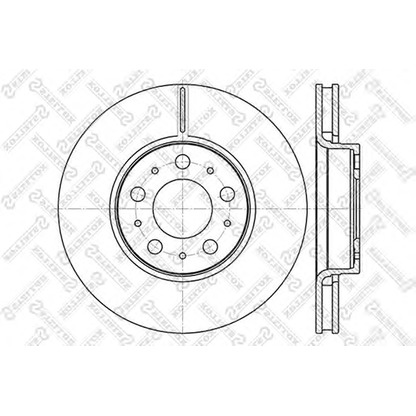 Photo Disque de frein STELLOX 60204841VSX