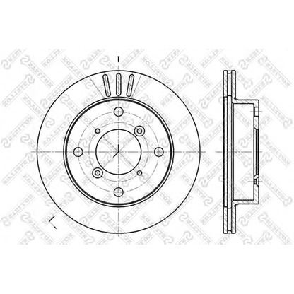 Photo Disque de frein STELLOX 60205205VSX