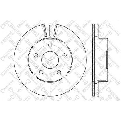 Photo Disque de frein STELLOX 60209303VSX