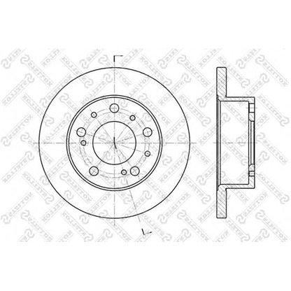 Photo Disque de frein STELLOX 60209908SX