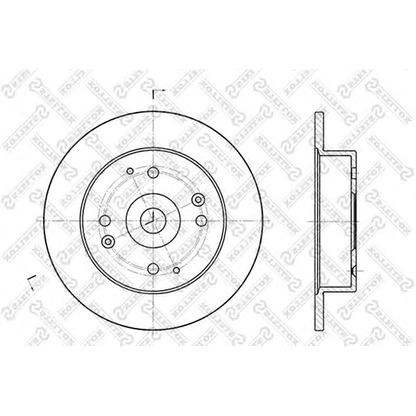 Photo Disque de frein STELLOX 60209939SX