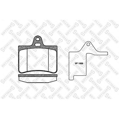 Photo Brake Pad Set, disc brake STELLOX 841000LSX