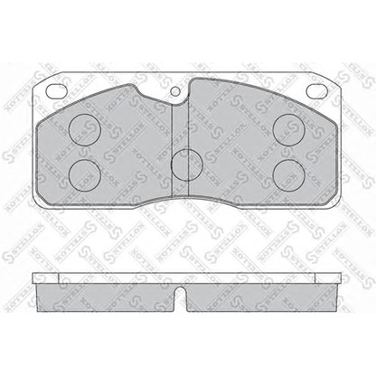 Photo Brake Pad Set, disc brake STELLOX 8501407SX