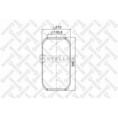 Foto Soffietto, Sospensione pneumatica STELLOX 9006440SX