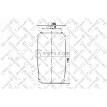 Photo Soufflet à air, suspension pneumatique STELLOX 9007160SX