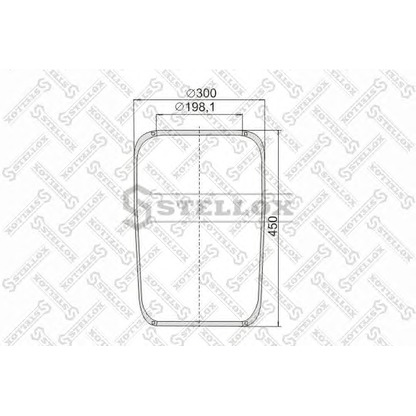 Photo Soufflet à air, suspension pneumatique STELLOX 9007270SX