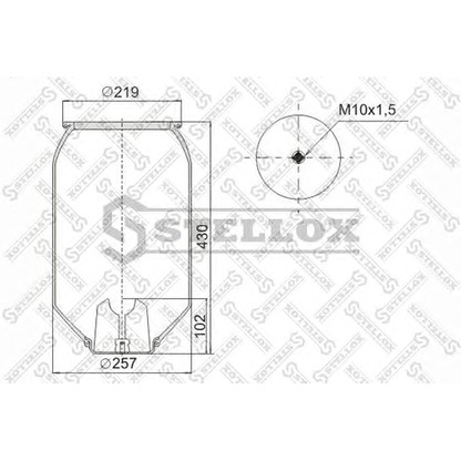 Foto Federbalg, Luftfederung STELLOX 9008093SX