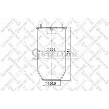 Photo Boot, air suspension STELLOX 9008130SX