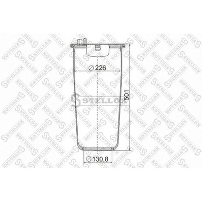 Foto Soffietto, Sospensione pneumatica STELLOX 9048820SX