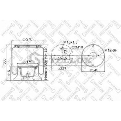 Photo Boot, air suspension STELLOX 9062511SX