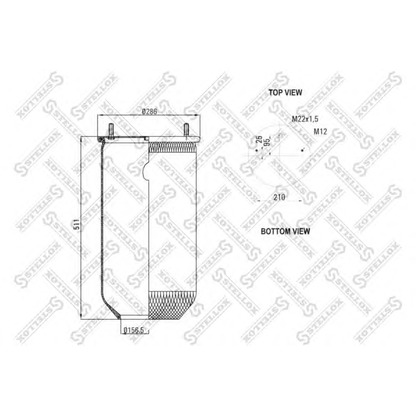 Foto Fuelle, suspensión neumática STELLOX 8400118SX