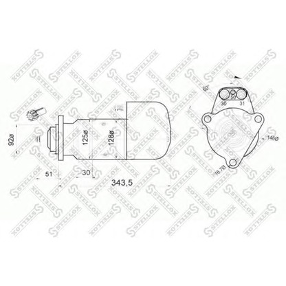 Foto Motor de arranque STELLOX 8802026SX