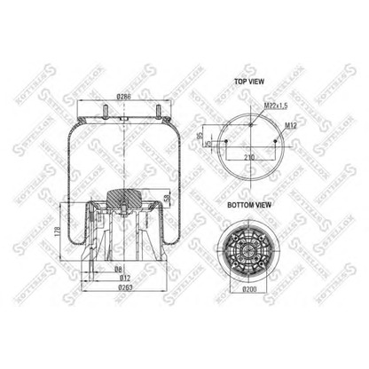 Photo Boot, air suspension STELLOX 9092924SX