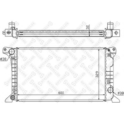 Foto Radiatore, Raffreddamento motore STELLOX 1025090SX