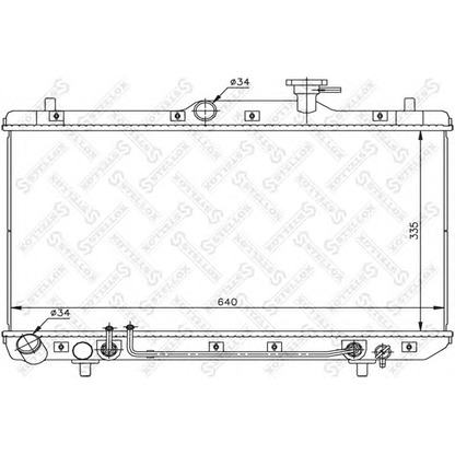 Foto Radiatore, Raffreddamento motore STELLOX 1025162SX