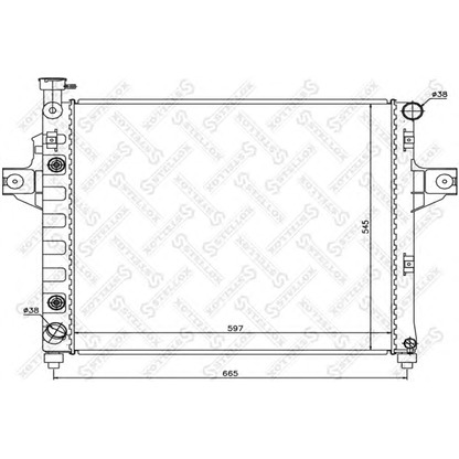 Foto Kühler, Motorkühlung STELLOX 1025285SX