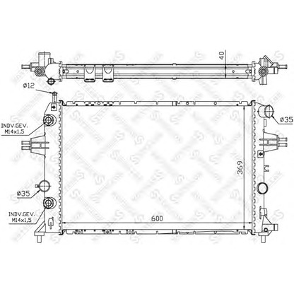 Foto Kühler, Motorkühlung STELLOX 1025387SX