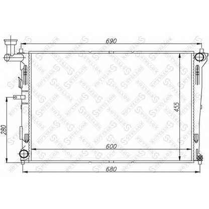 Foto Radiatore, Raffreddamento motore STELLOX 1025394SX