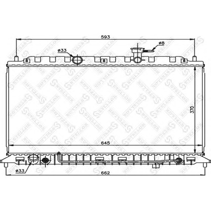 Foto Radiatore, Raffreddamento motore STELLOX 1025466SX