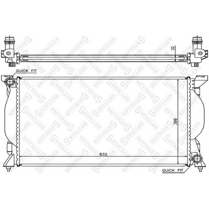 Foto Kühler, Motorkühlung STELLOX 1025513SX