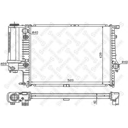 Foto Kühler, Motorkühlung STELLOX 1025552SX