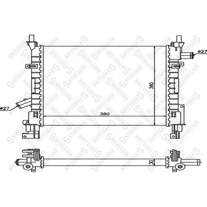 Foto Kühler, Motorkühlung STELLOX 1025776SX