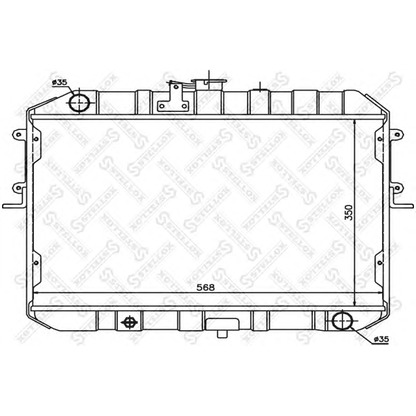 Foto Radiatore, Raffreddamento motore STELLOX 1025833SX