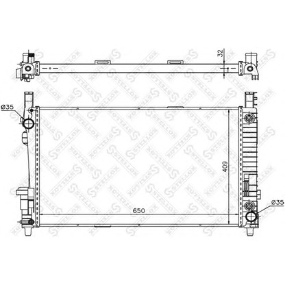 Foto Kühler, Motorkühlung STELLOX 1025936SX