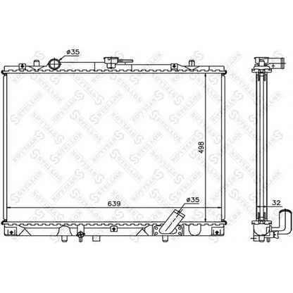 Foto Radiatore, Raffreddamento motore STELLOX 1025970SX