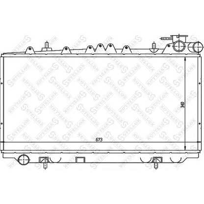 Foto Radiatore, Raffreddamento motore STELLOX 1025980SX