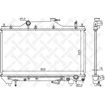 Foto Kühler, Motorkühlung STELLOX 1026304SX