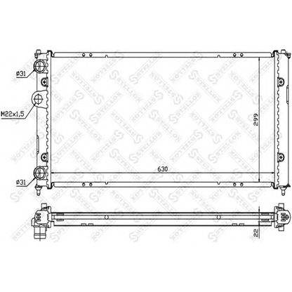 Foto Kühler, Motorkühlung STELLOX 1026568SX