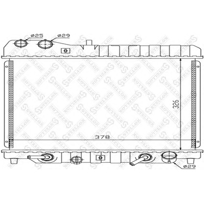 Foto Kühler, Motorkühlung STELLOX 1026668SX