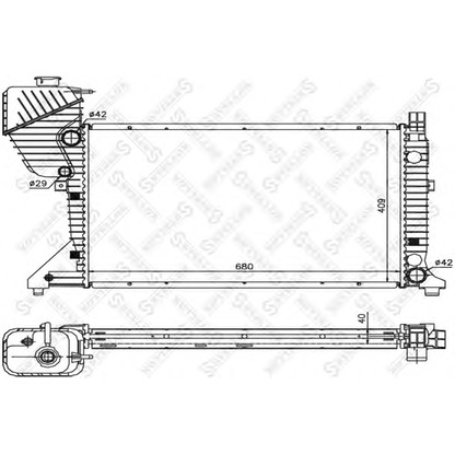 Foto Kühler, Motorkühlung STELLOX 8103338SX