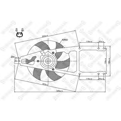 Foto Lüfter, Motorkühlung STELLOX 2999114SX